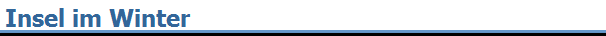 Insel im Winter